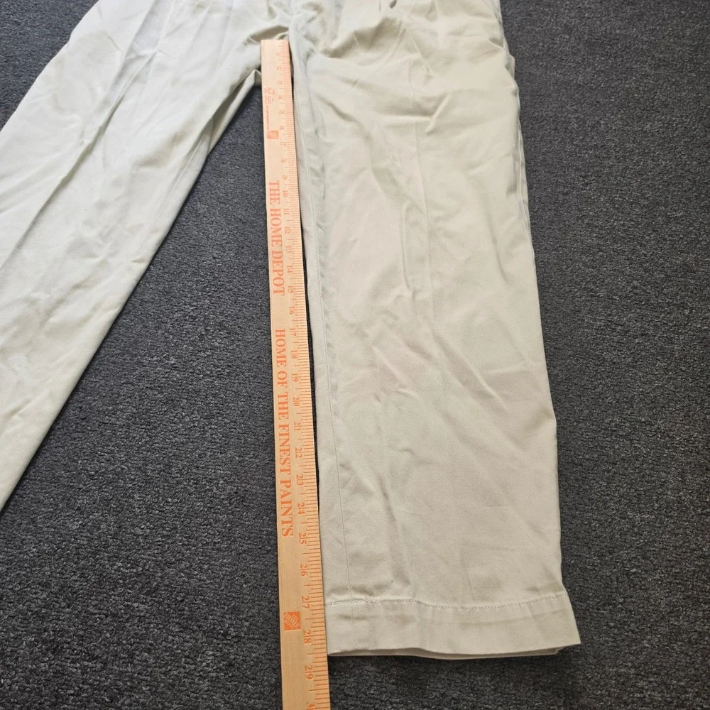 Polo Ralph Lauren Ethan Pants Khaki Tan Mens 34x29 Pleated‎ Front Cotton Chinos